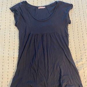 Blue/grey Luxury Apparel top